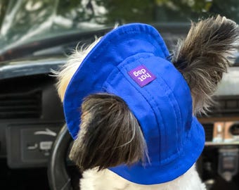 Cotton Dog Bucket Hat: Adjustable Summer Pet Sun Hat