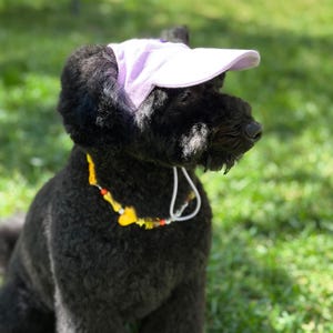 Linen Dog Baseball Cap: Breathable Summer Sun Protection