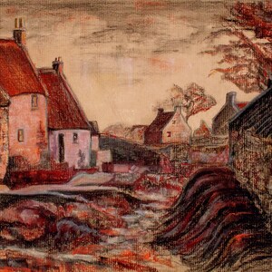 Fine Art Print of Back Through Time- a Scottish scene- various sizes