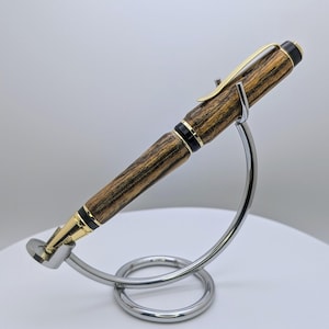 Bocote Wood Pen | Handmade Twist Pen | Executive Twist Pen | Ballpoint Pen | Wood Pen | Gold Plated Pen | Refillable Pen | Office Supplies