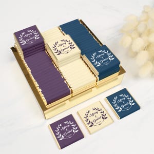 Wedding Chocolate Favors, Engagement Party Favors, Custom Bridal Shower Chocolates, Personalized Wedding Gifts, Elegant Chocolate Favors