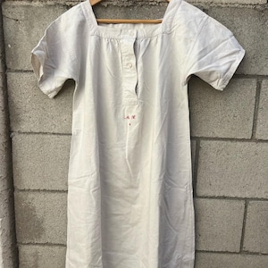 1930s French Hand-Spun Linen Night dress – Vintage Dress