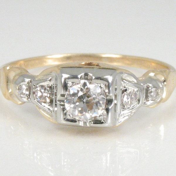 1940s Engagement Ring - Etsy