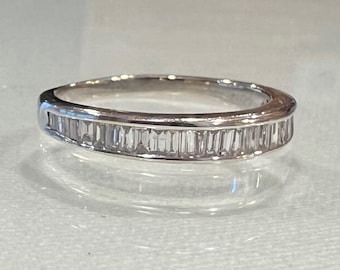 Baguette Diamond Wedding Band - 0.60 Carats