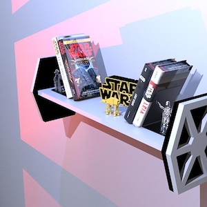 TIE Fighter Star Wars Legion Rebel Collection Shelf: Soar into the Galaxy Woodworking Project File include Digital Manual How to Make DIY