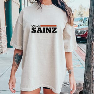 Carlos Sainz Shirt,  Formula Fan Shirt,Racing Fan Gift,Carlos Sainz F1 Driver Tee ,SAI 55 FER , Ferrari F1 Team -,Smooth Operator Shirt