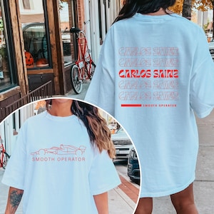 Carlos Sainz Tshirt, Formula 1 Shirt, Formula One Tee, Racing Car Shirt, Carlos Sainz Shirt, F1 Racing Inspired Shirt, F1 Racing T-Shirt