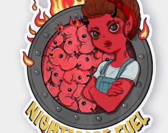 Fire Brandy - Nightmare Fuel - waterproof vinyl sticker - Dungeon Crawler Carl