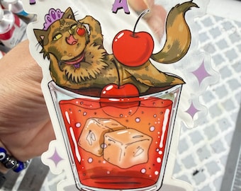 Princess Donut - Mama Needs a Night Off - transparent waterproof vinyl sticker - Dungeon Crawler Carl