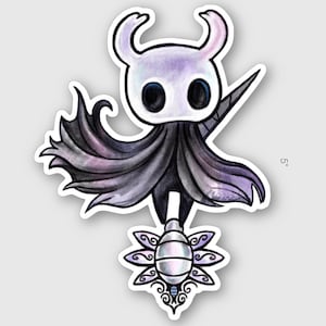 Hollow Knight - waterproof and weatherproof 5&quot; glossy vinyl sticker