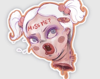 Samantha Miss Me? waterproof vinyl sticker - Dungeon Crawler Carl