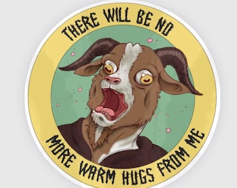 Prepotente Warm Hugs waterproof vinyl sticker - Dungeon Crawler Carl
