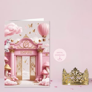 Plouise Empire Geschenkkarte Digitale Überraschungsgeschenkkarte für Make-up Liebhaber Mädchen Geburtstagskarte P louise Empire Überraschungsgeschenk