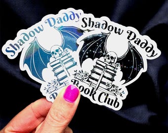 Shadow Daddy Book Club Sticker - Holographic Romantasy Vinyl Sticker