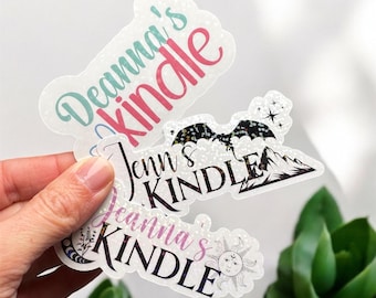 Spersonalizowane naklejki Kindle