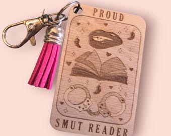Wingspan Matters Wooden Keychain: Book Lover Gift