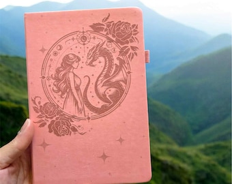Carnet d'amoureux des livres romantiques : carnet de notes A5 gravé au laser