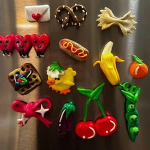 magnets, kitchen magnets, fridge magnets, kitchen decor, home decor, room decor, Christmas gifts, gifts for her, gifts for him, birthday