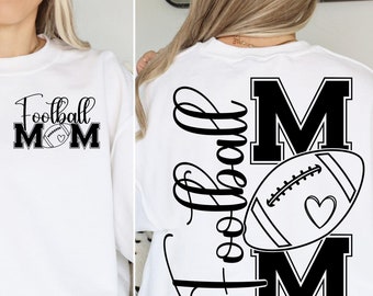 Football Mom SVG, Game Day Sublimation Designs (Digital Download)