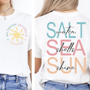 Saltwater Seashells Sunshine Svg Png Vacation Svg Summer Shirt Design, Summer Svg Hello Summer Svg, Beach Svg, Summer Shirt Svg, Cricut File