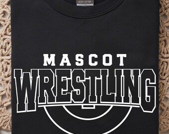 Wrestling Team SVG: Cricut, Silhouette, Sublimation (Digital Download)