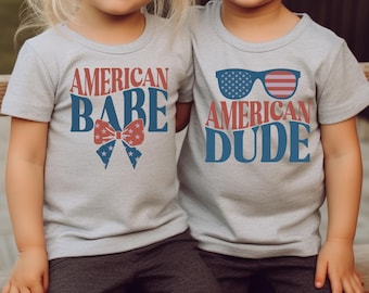 Kids 4th of July Matching Shirts SVG PNG, American Svg (Digital Download)
