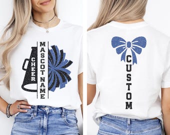 Coquette Cheer PNG, Mascot Sublimation (Digital Download)