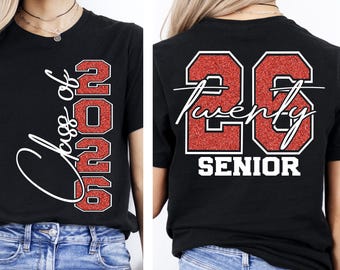 Senior 2026 SVG PNG, Graduation Cricut File, Sublimation Design