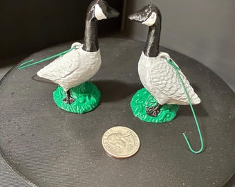 3” Hanging Mini Canada Goose Christmas Ornament/Necklace/Keychain