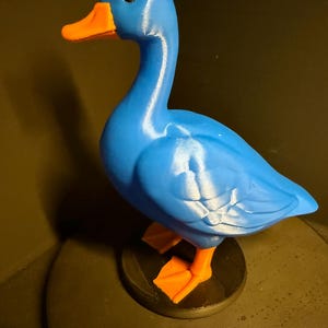 Quacktastic Blue 7” Mini Desk Duck
