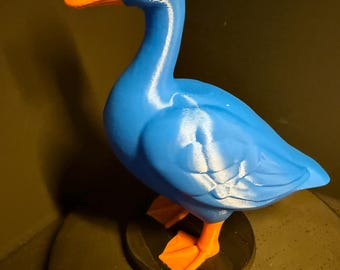 Quacktastic Blue 7” Mini Desk Duck