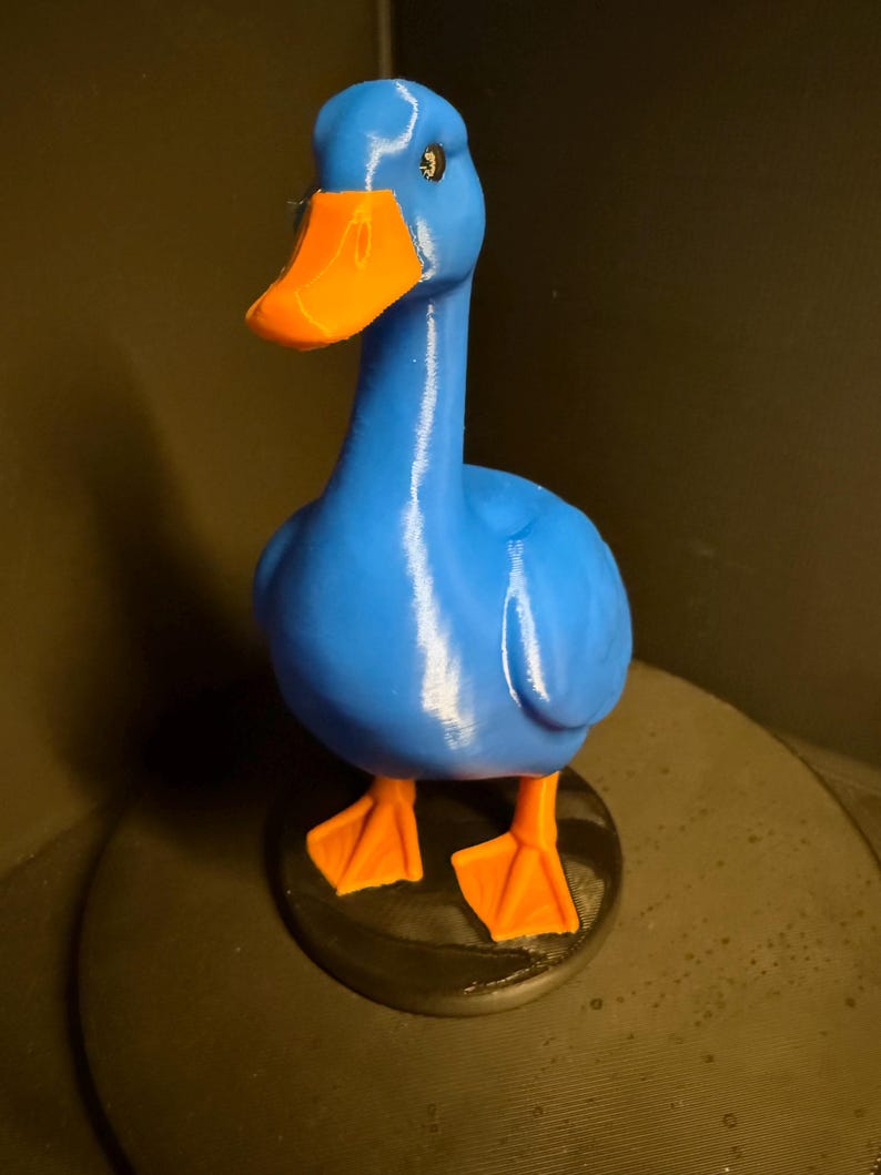 Quacktastic Blue 7” Mini Desk Duck - Etsy