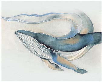 11 x 14 Dream Whale Fine Art Print