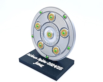 Meisterschale personalisiert – Kickbase Pokal, Kicktipp Pokal, Preis für Bundesliga Tippkönige | Geschenk für Saisonabschluss mit Gravur