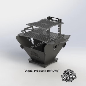 fogata, estufa de leña, estufa cohete, parrilla casera, archivos dxf para plasma, corte láser, decoración de jardín, barbacoa, fogata portátil, barbacoa, barbacoa al aire libre