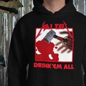 Mai Tai T-Shirt &quot;Drink Em All&quot; Mai Tais Parody Bartender Tiki Rum Craft Coctail Unisex Hoodie Sweatshirt