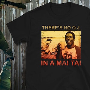 Mai Tai Shirt Orang Juice OJ Short-Sleeve Tiki Bar Tropical Drink Unisex T-Shirt