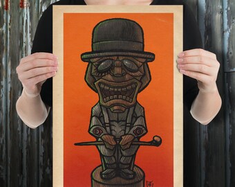 Poster di Clockwork Tiki Pop Art Tribute Art Print 12X18