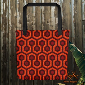 Tiki Hotel Tiki Bar Horror Tote bag 15"X15"