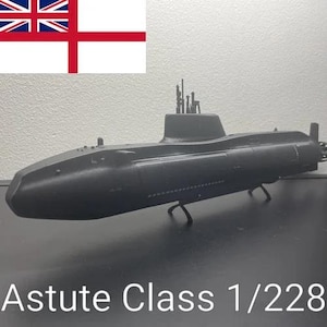 Astute Class Submarine 1/228 / Military Great Britain Navy
