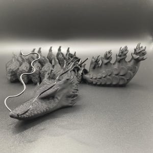 Articulated Dragon / Print-In-Place Flexi Toy Gift 3d print File Stl