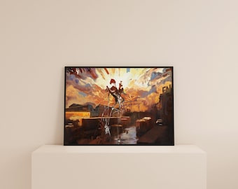 Disco Elysium Art, Disco Elysium Print, Horse Print, Gaming Canvas, Gaming Poster Disco Elysium Print, Popular Poster, Famous Canvas