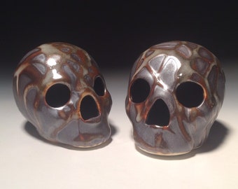 Iron Skulls With Shino Overglaze