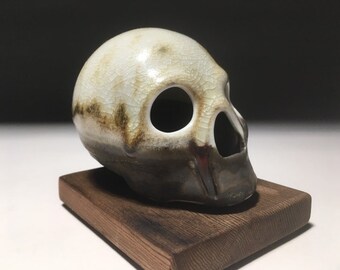 Speckled Crackle  Bronze Ghost Copper Red Skull