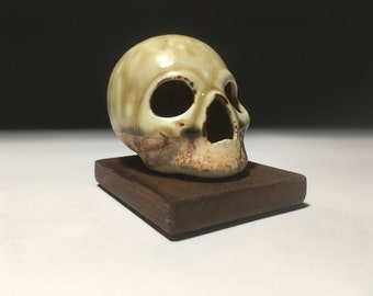 Yellow Ash Iron Man Skull