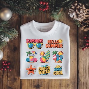 Summer Sunset Palm PNG: Beach Vibes Shirt Design (Digital Download 4500x4500 px)