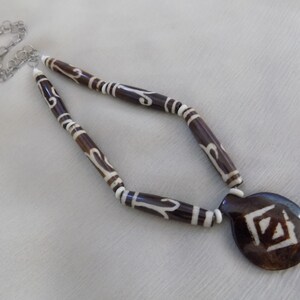 AFRICAN TRADE BEAD Necklace