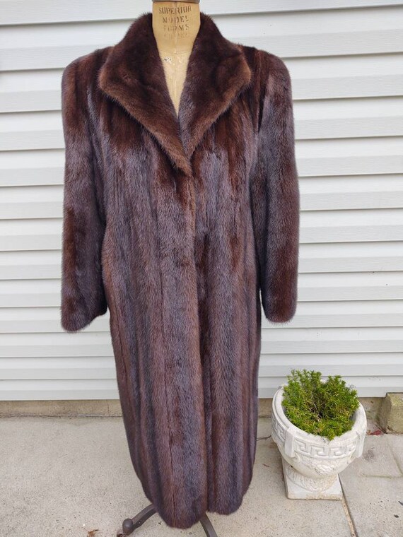 Mink Coat / Brown Mink Fur Coat