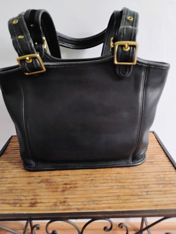 Coach Black Legacy Shopper - Etsy