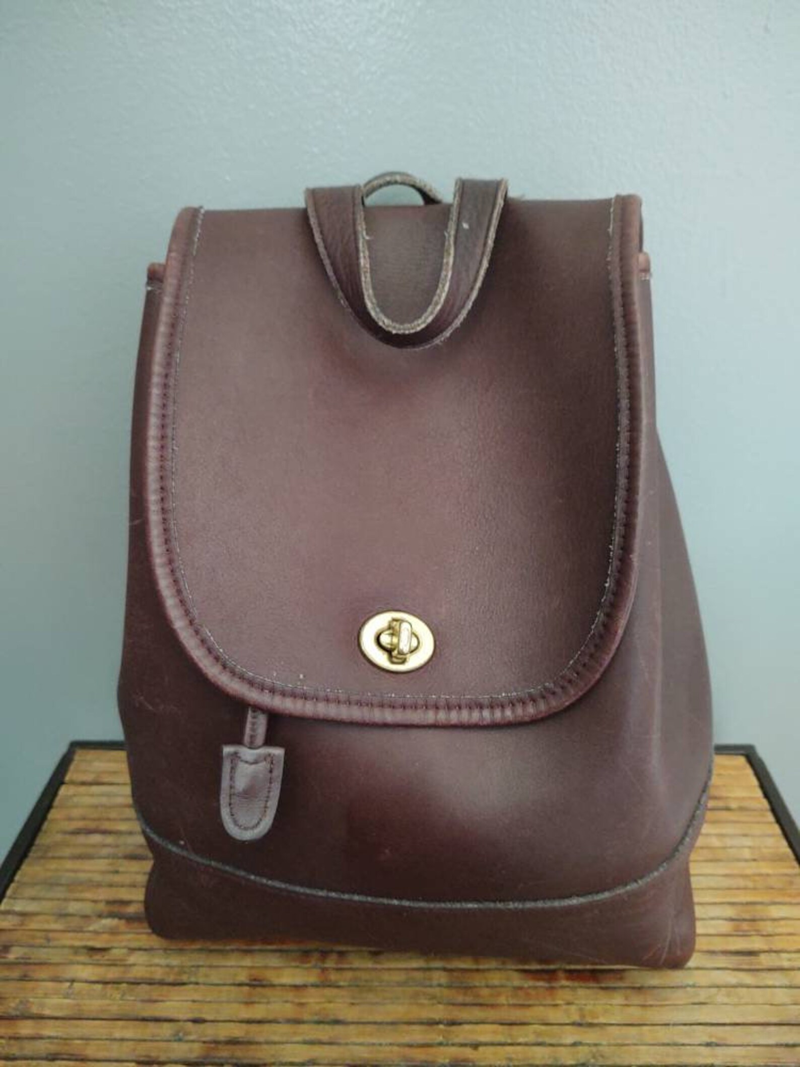 Coach Leather Daypack / Backpack / Large Backpack 9791 Etsy